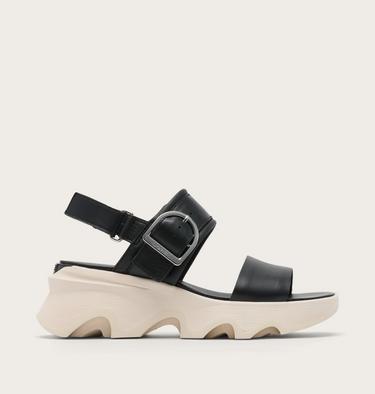 Kinetic Impact Wedge Women's Sandal, Color: Black, Chalk, image 9