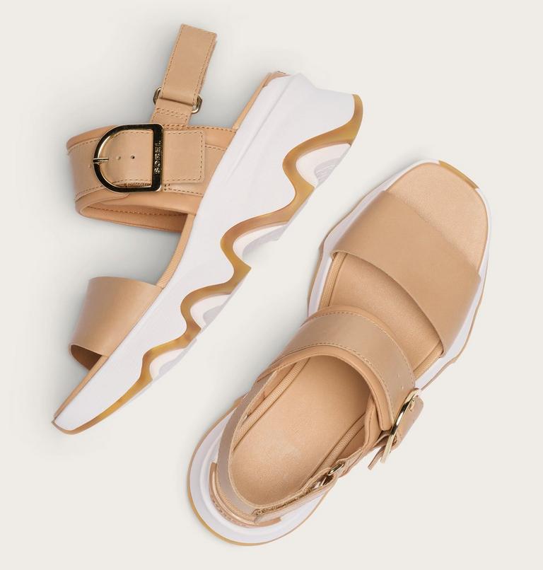 Kinetic Impact Wedge Women's Sandal, Color: Honest Beige, Sea Salt, image 4