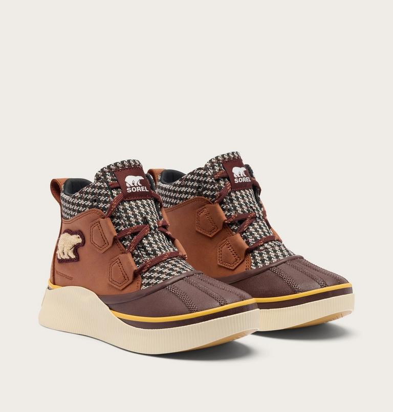 Women's Varsity OUT N ABOUT IV Classic Waterproof Boot, Color: Rustic Brown, Redwood, image 2