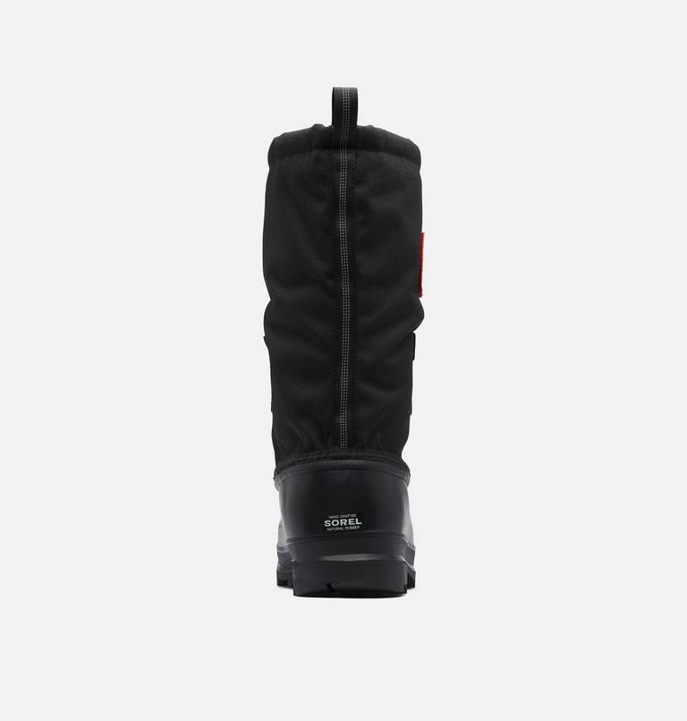 Men's GLACIER XT Winter Boots, Color: Black, Red Quartz, image 3