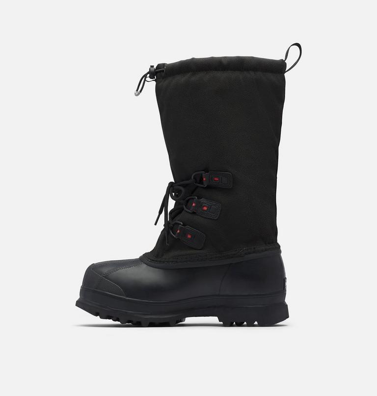 Men's GLACIER XT Winter Boots, Color: Black, Red Quartz, image 4