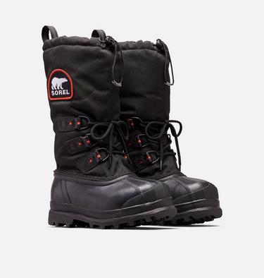 Women's GLACIER XT Winter Boots, Color: Black, Red Quartz, image 2