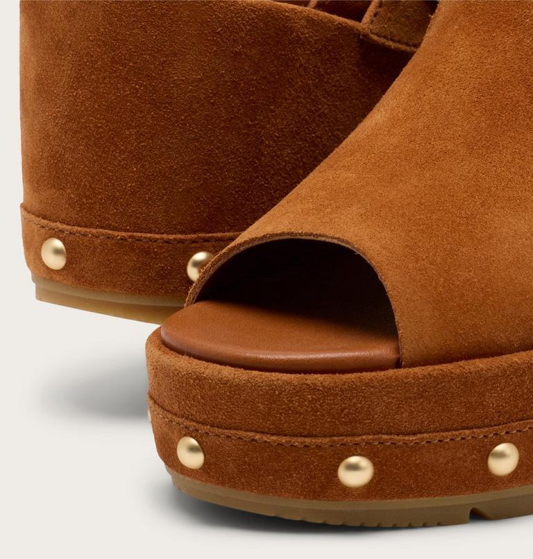 Sunpeak Wedge Slide RVT Women's Sandal, Color: Iced Tea, Gum 16, image 5