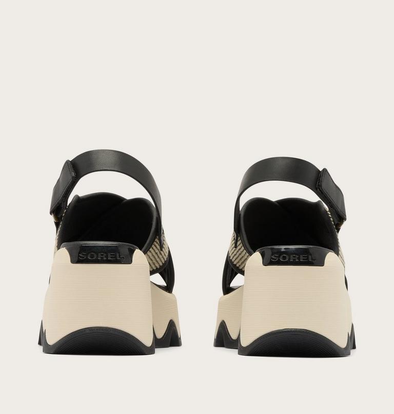 Kinetic Aura Slingback TXT Women's Sandal, Color: Black, Bleached Ceramic, image 3