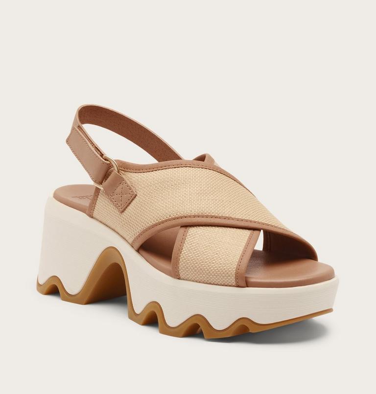 Kinetic Aura Slingback TXT Women's Sandal, Color: Honest Beige, Gum 16, image 7