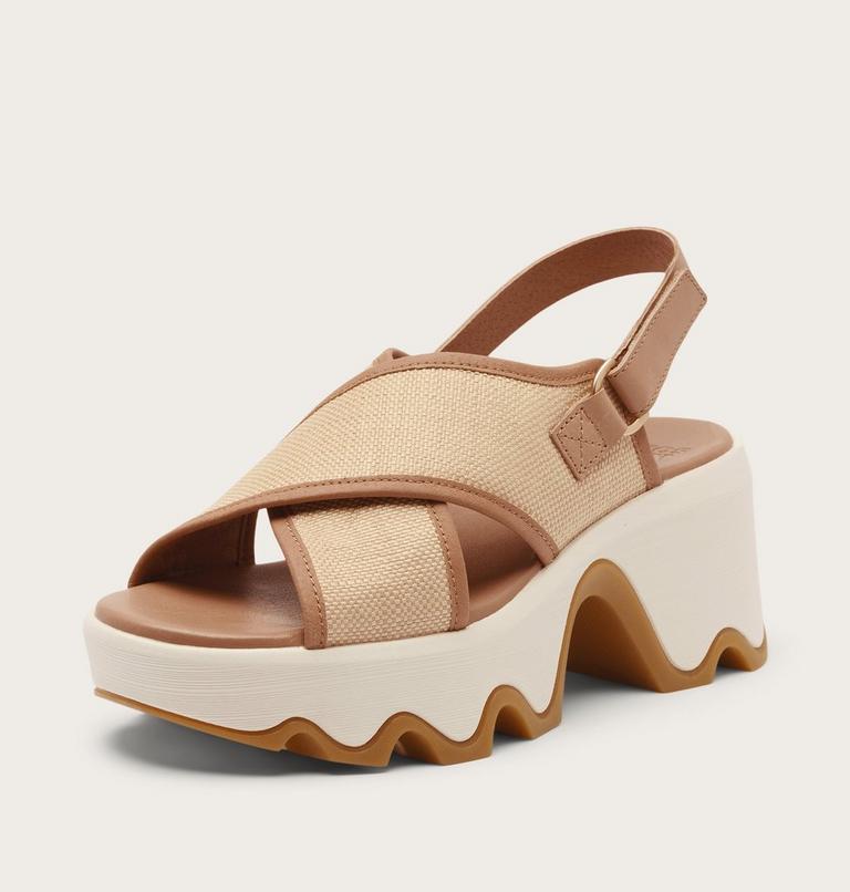 Kinetic Aura Slingback TXT Women's Sandal, Color: Honest Beige, Gum 16, image 8