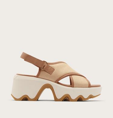 Kinetic Aura Slingback TXT Women's Sandal, Color: Honest Beige, Gum 16, image 5