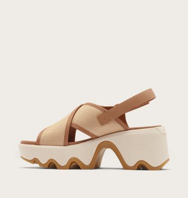 Kinetic Aura Slingback TXT Women's Sandal, Color: Honest Beige, Gum 16, image 8