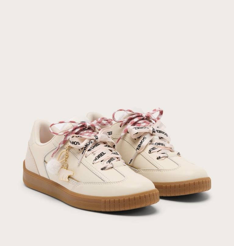 Women's ONA Drift Luxury Low Sneaker, Color: Chalk, Gum 2, image 2