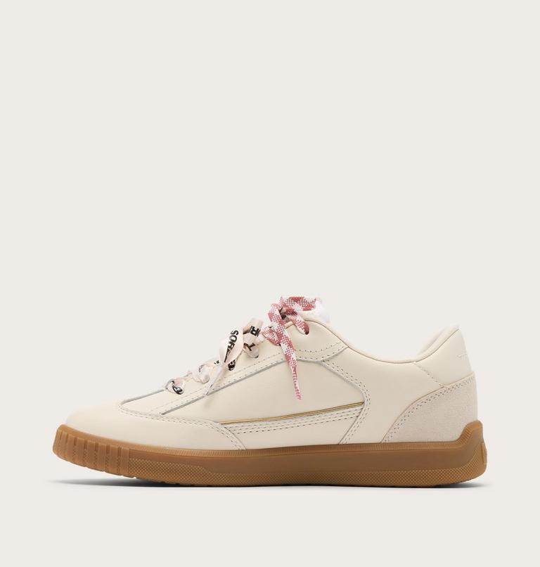 Women's ONA Drift Luxury Low Sneaker, Color: Chalk, Gum 2, image 4