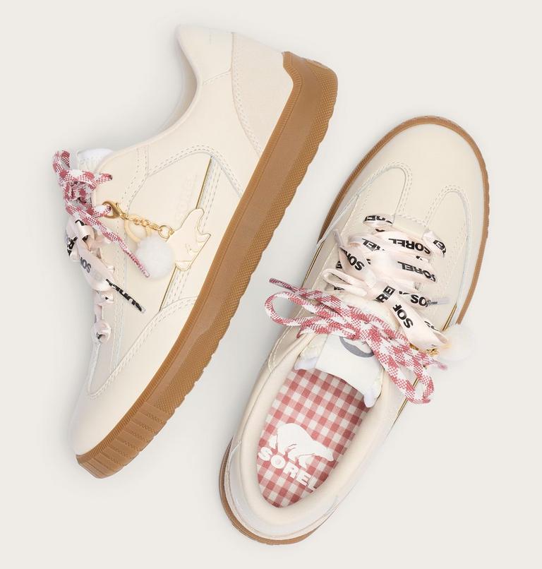 Women's ONA Drift Luxury Low Sneaker, Color: Chalk, Gum 2, image 5