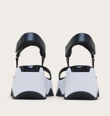 Kinetic Aura Y-Strap Women's Sandal, Color: Black, Sea Salt, image 7