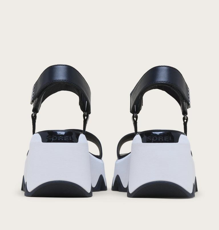 Kinetic Aura Y-Strap Women's Sandal, Color: Black, Sea Salt, image 3