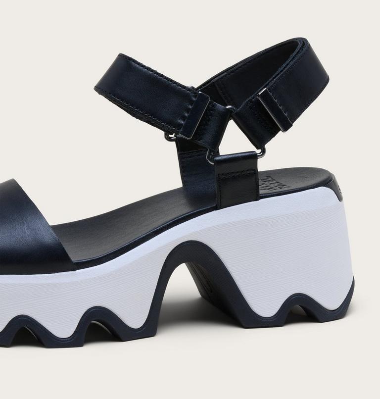 Kinetic Aura Y-Strap Women's Sandal, Color: Black, Sea Salt, image 10