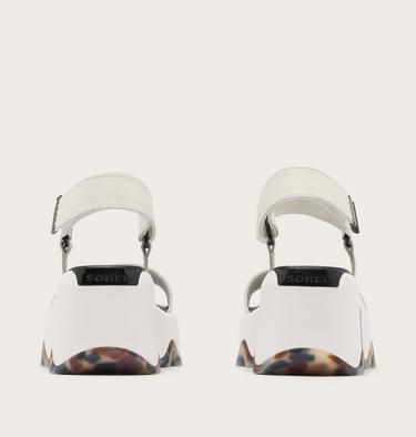 Kinetic Aura Y-Strap Women's Sandal, Color: Sea Salt, Black, image 3