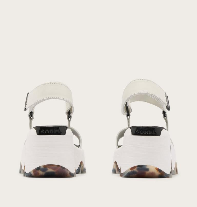 Kinetic Aura Y-Strap Women's Sandal, Color: Sea Salt, Black, image 3