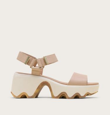 Kinetic Aura Y-Strap Women's Sandal, Color: Honest Beige, Bleached Ceramic, image 13