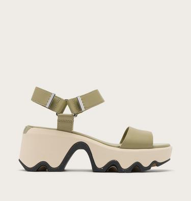 Kinetic Aura Y-Strap Women's Sandal, Color: Dusty Twill, Gum 18, image 9