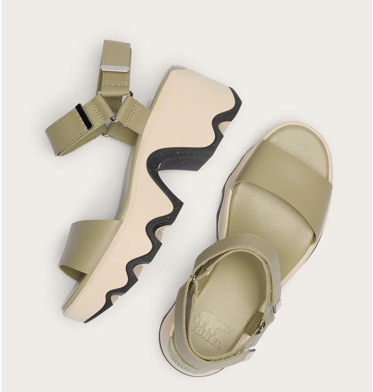 Kinetic Aura Y-Strap Women's Sandal, Color: Dusty Twill, Gum 18, image 5