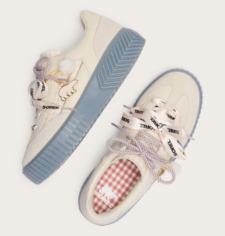 Women's ONA AVE Charm Sneaker, Color: Chalk, Grey Ash, image 5