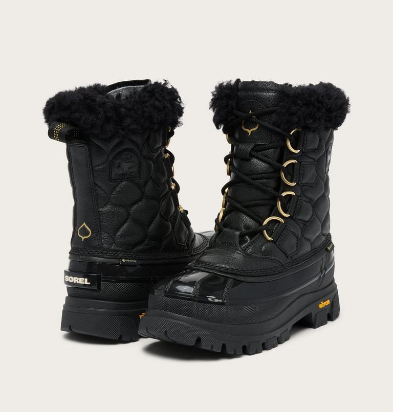 SOREL X Aspen Caribou Horizon Lux GTX, Color: Black, True Gold, image 6