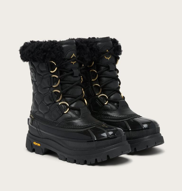 SOREL X Aspen Caribou Horizon Lux GTX, Color: Black, True Gold, image 2