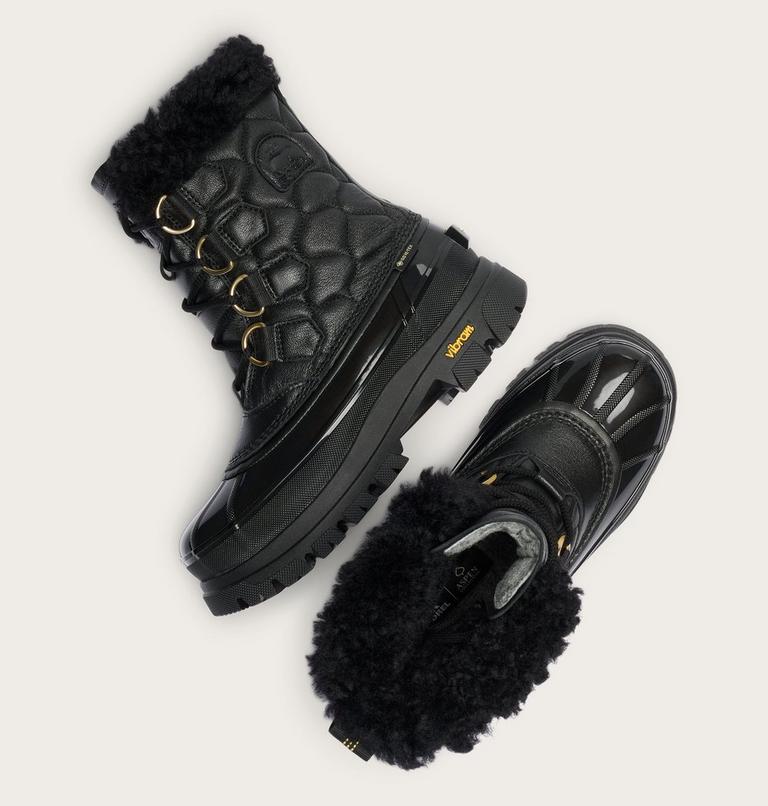 SOREL X Aspen Caribou Horizon Lux GTX, Color: Black, True Gold, image 4