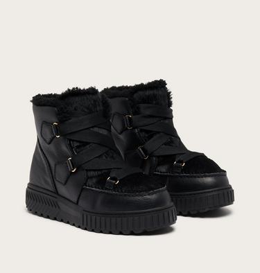 SOREL X Aspen Ona Ave Alpine Boot Lux, Color: Black, Snow, image 2