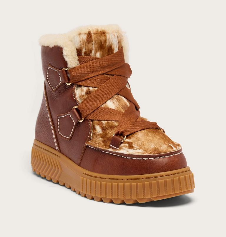 SOREL X Aspen Ona Ave Alpine Boot Lux, Color: Dark Amber, Gum 2, image 5