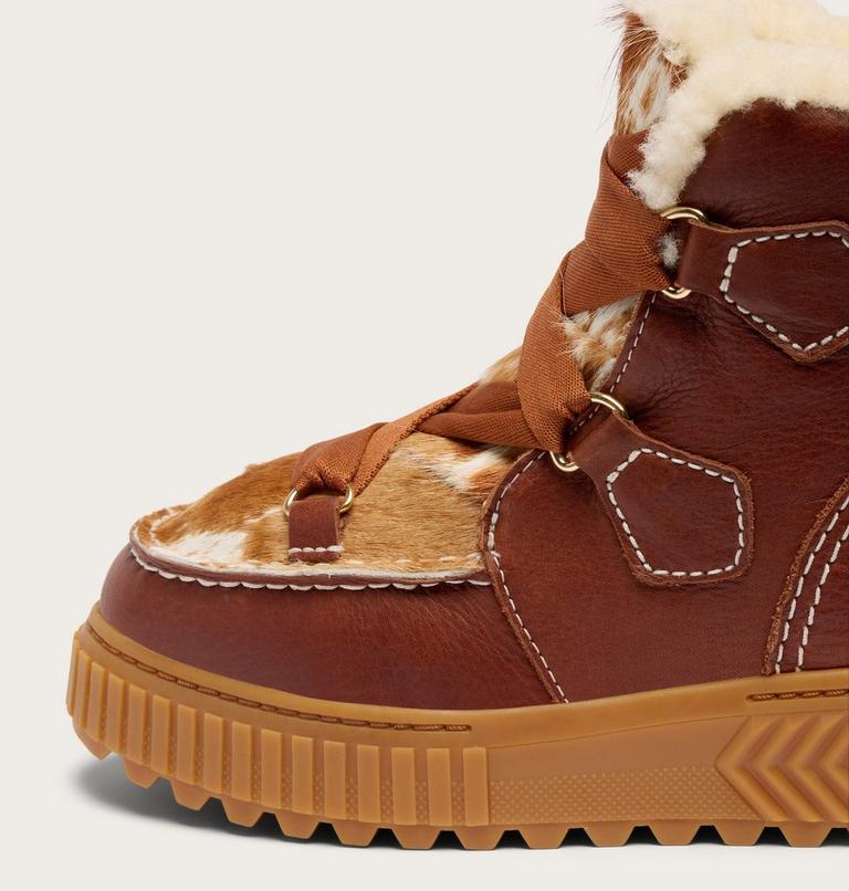 SOREL X Aspen Ona Ave Alpine Boot Lux, Color: Dark Amber, Gum 2, image 7