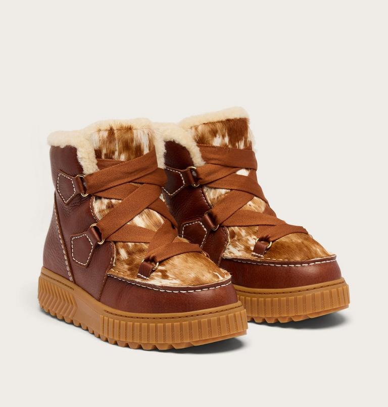 SOREL X Aspen Ona Ave Alpine Boot Lux, Color: Dark Amber, Gum 2, image 2