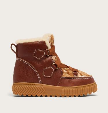 SOREL X Aspen Ona Ave Alpine Boot Lux, Color: Dark Amber, Gum 2, image 5