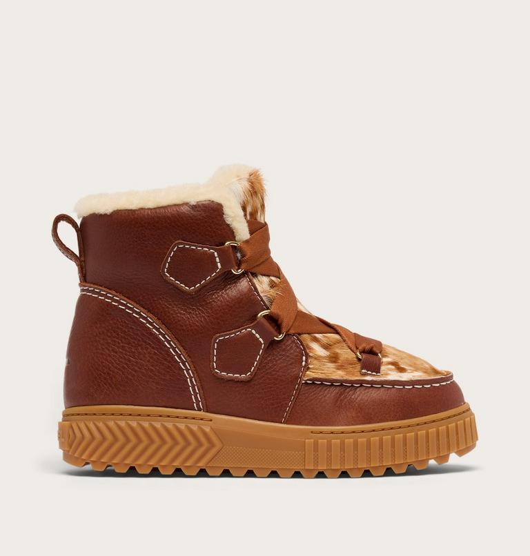 SOREL X Aspen Ona Ave Alpine Boot Lux, Color: Dark Amber, Gum 2, image 1