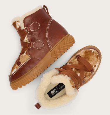 SOREL X Aspen Ona Ave Alpine Boot Lux, Color: Dark Amber, Gum 2, image 8