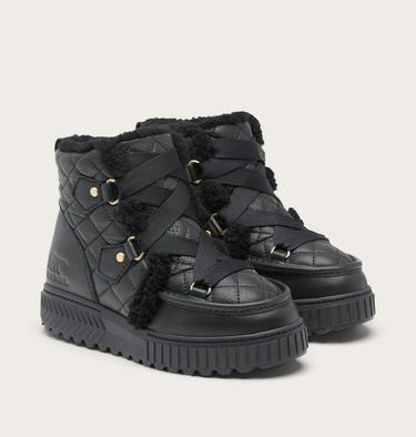 ONA AVE Alpine Lux Waterproof Boot, Color: Black, Sea Salt, image 6