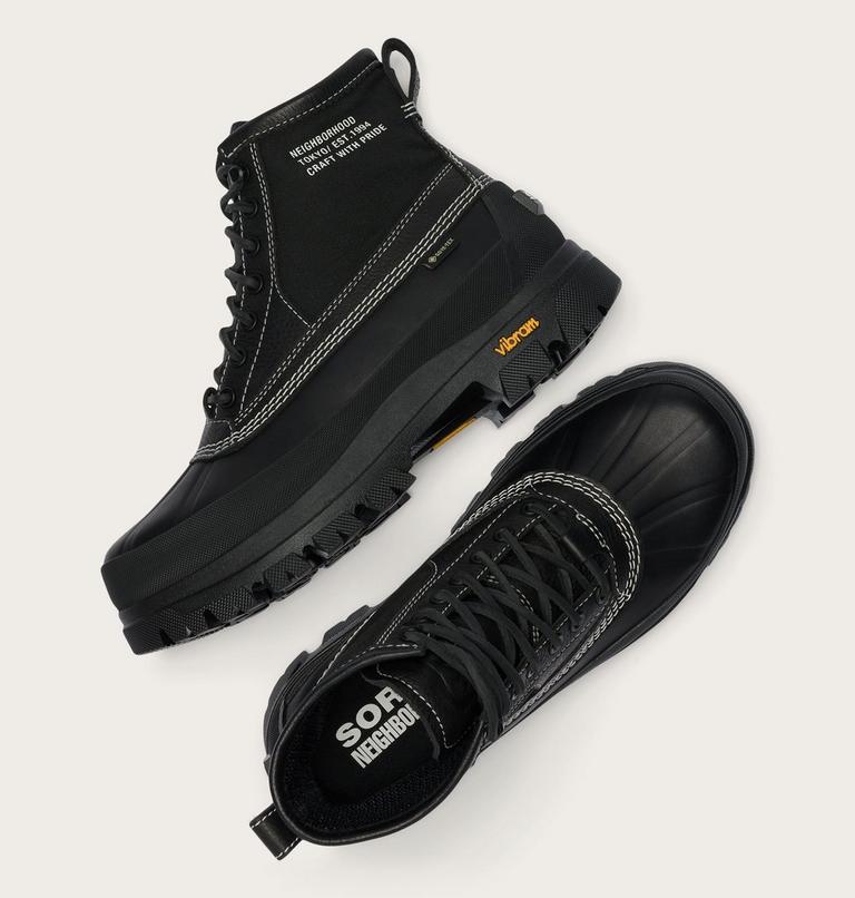 Men's SOREL x NEIGHBORHOOD Daystorm Horizon GTX Boots, Color: Black, Sea Salt, image 5