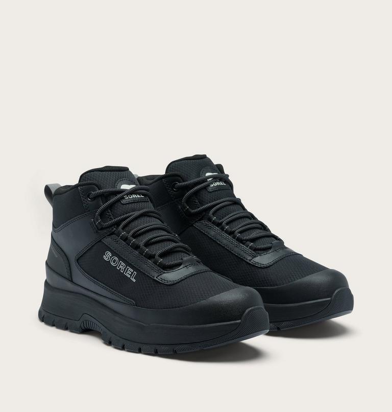 Men's Outing NW Mid Waterproof Sneaker Boot, Color: Black, Black, image 2