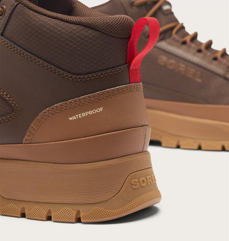 Men's Outing NW Mid Waterproof Sneaker Boot, Color: Velvet Tan, Tobacco, image 6