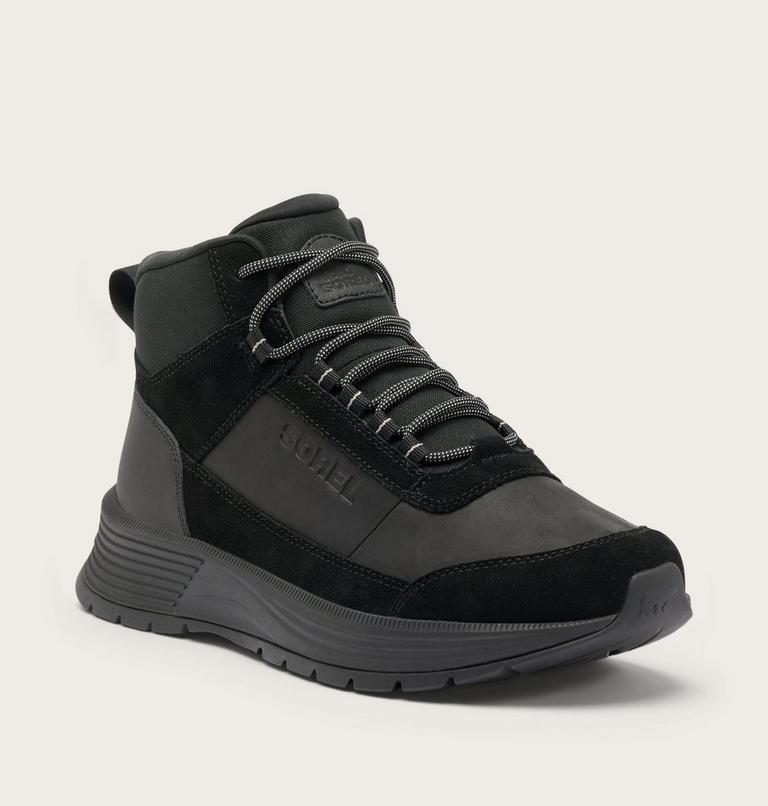 Men's Outing SE Mid Waterproof Sneaker Boot, Color: Black, Black, image 7