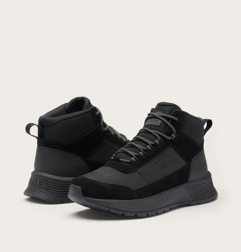 Men's Outing SE Mid Waterproof Sneaker Boot, Color: Black, Black, image 9
