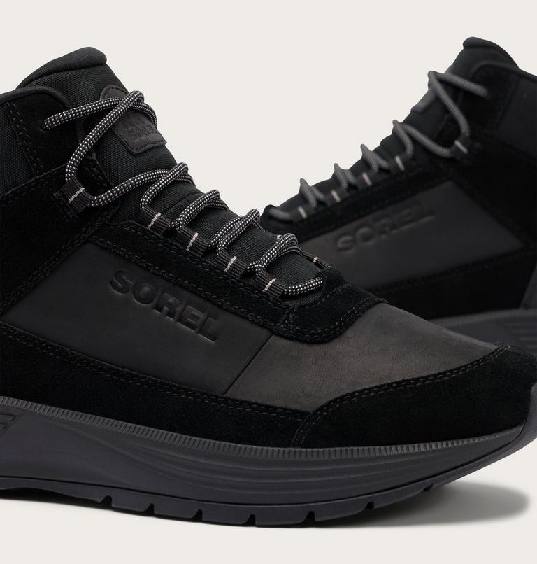 Men's Outing SE Mid Waterproof Sneaker Boot, Color: Black, Black, image 10