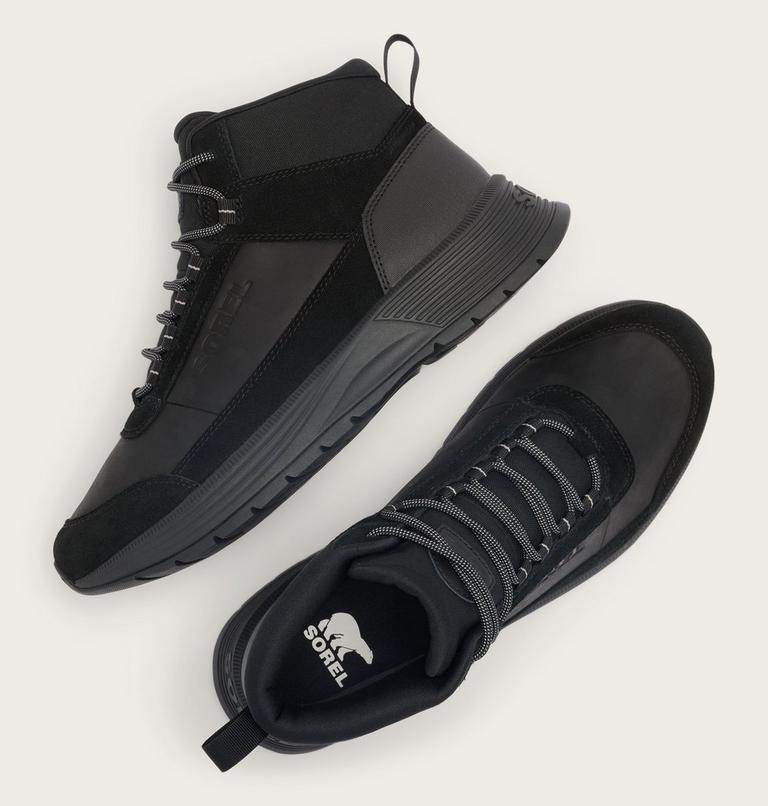 Men's Outing SE Mid Waterproof Sneaker Boot, Color: Black, Black, image 5