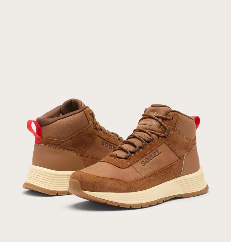 Men's Outing SE Mid Waterproof Sneaker Boot, Color: Velvet Tan, Tobacco, image 9