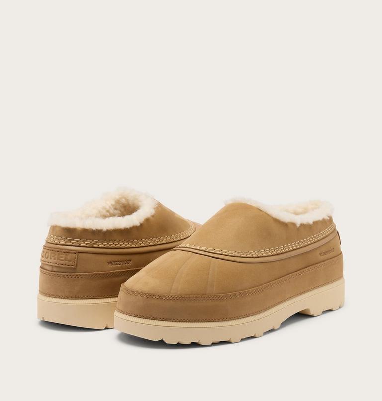 Ambler Fireside Waterproof Men's Clog, Color: Caribou Buff, Caribou Beige, image 9