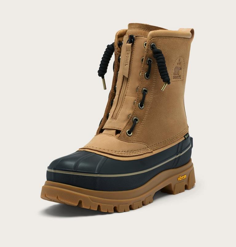 Caribou Horizon Zip GTX Men's Winter Boot, Color: Tawny Buff, Black, image 8