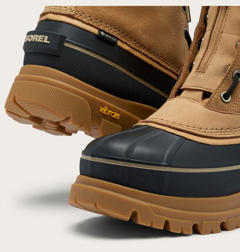Caribou Horizon Zip GTX Men's Winter Boot, Color: Tawny Buff, Black, image 10
