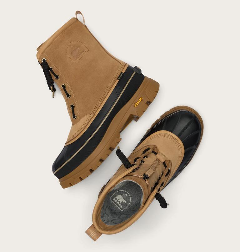 Caribou Horizon Zip GTX Men's Winter Boot, Color: Tawny Buff, Black, image 5