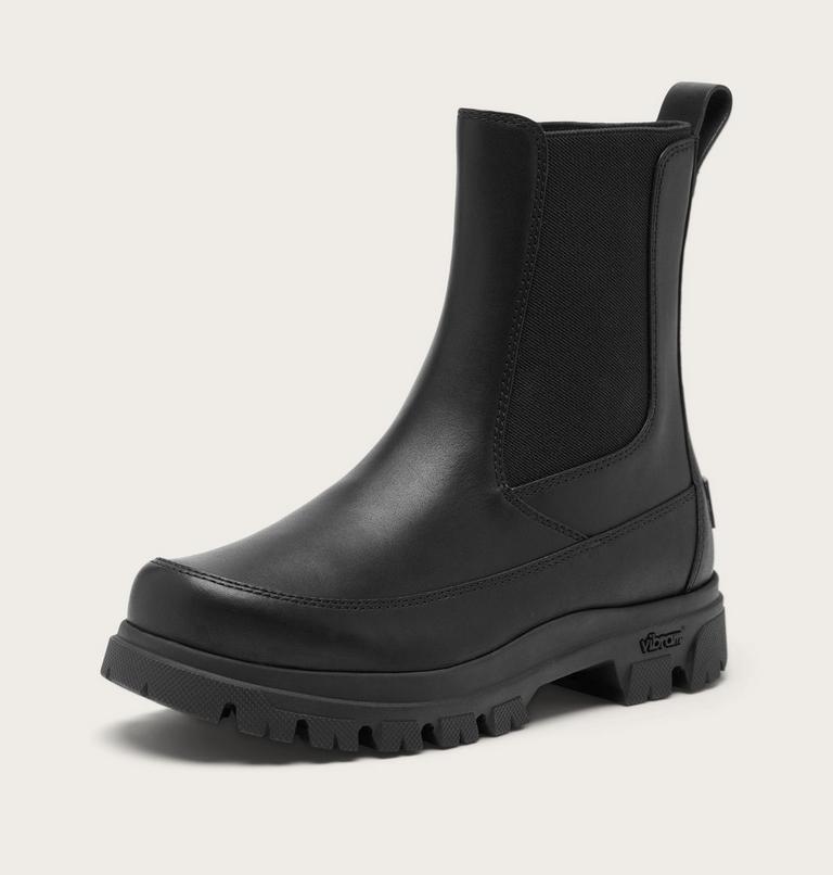 Women's Daystorm Chelsea Waterproof Boots, Color: Black, Sea Salt, image 8