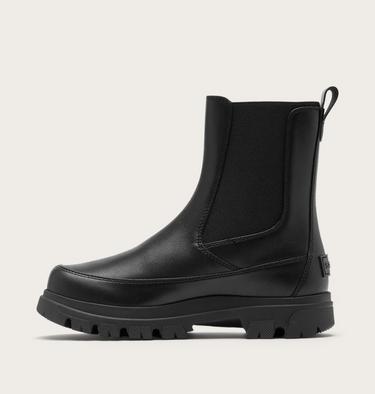 Women's Daystorm Chelsea Waterproof Boots, Color: Black, Sea Salt, image 4