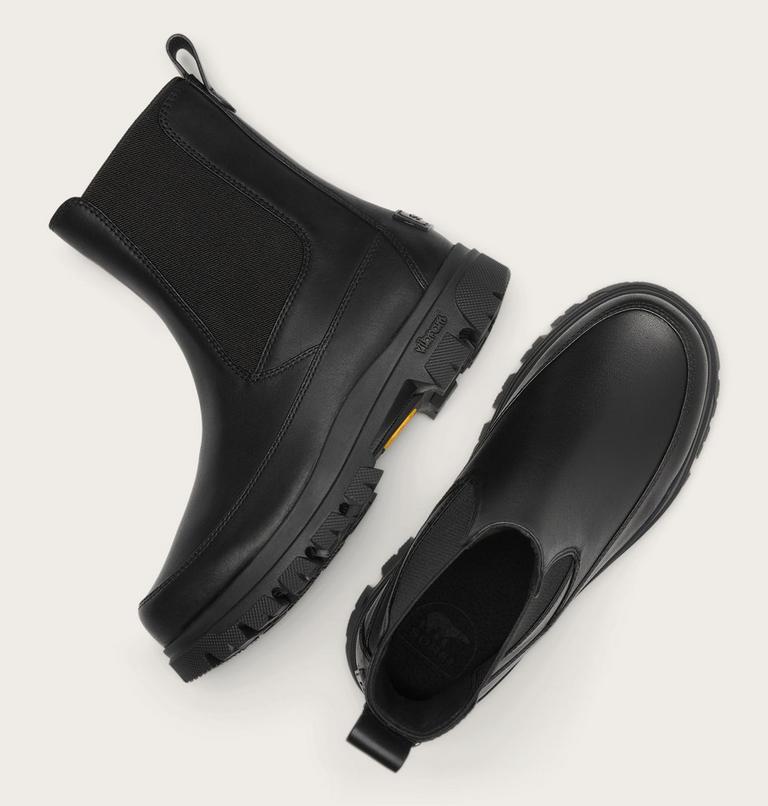 Women's Daystorm Chelsea Waterproof Boots, Color: Black, Sea Salt, image 5